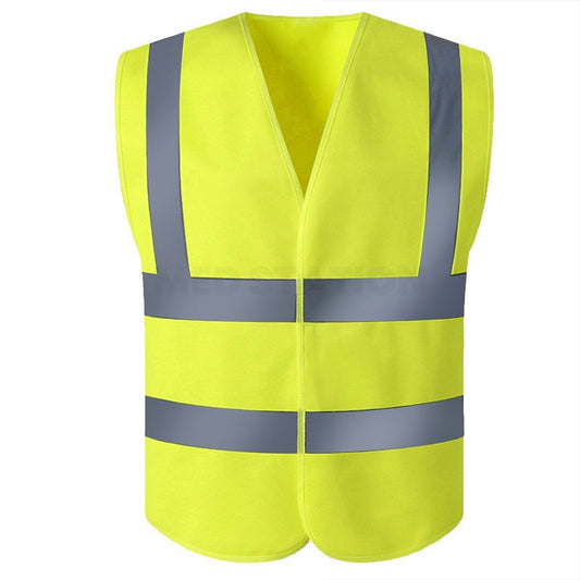 10-Pack Reflective Vest Safety Workwear Unisex High Visibility - 4XL