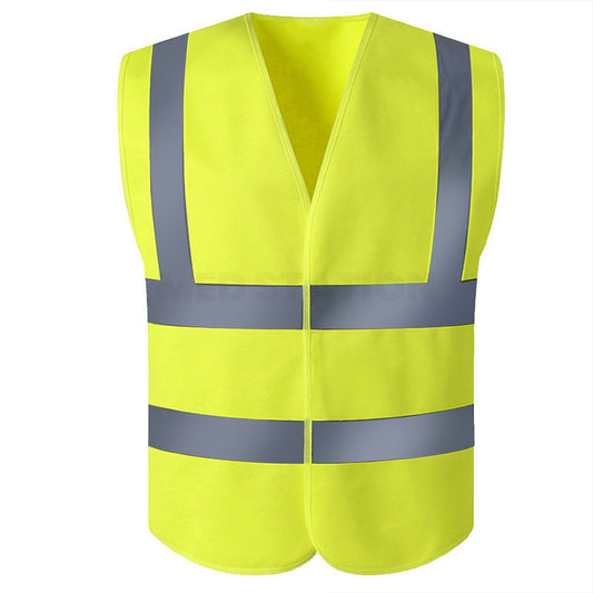 Reflective Vest Safety Workwear Unisex High Visibility - L