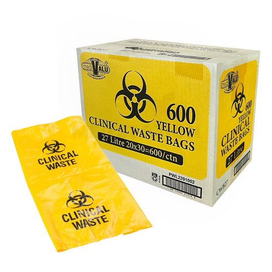 Yellow Clinical Waste Bags